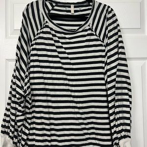 Free People She’s Everything Striped Tee